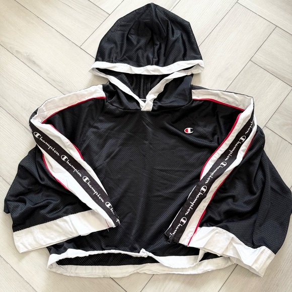 ๐ CHAMPION MESH ZIPPER DRAWSTRING LOGO SMALL C - Picture 1 of 9